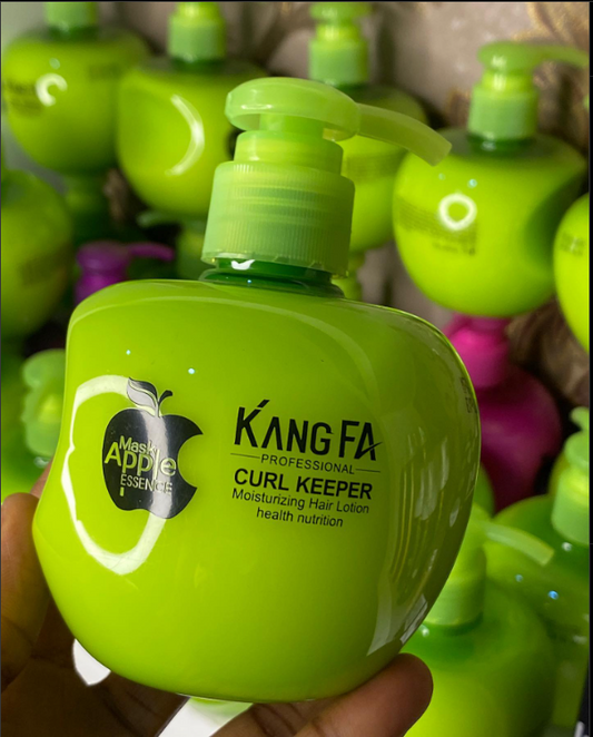 Kang Fa Curl Keeper – Apple Essence Moisturizing Hair Lotion (Professional Formula)