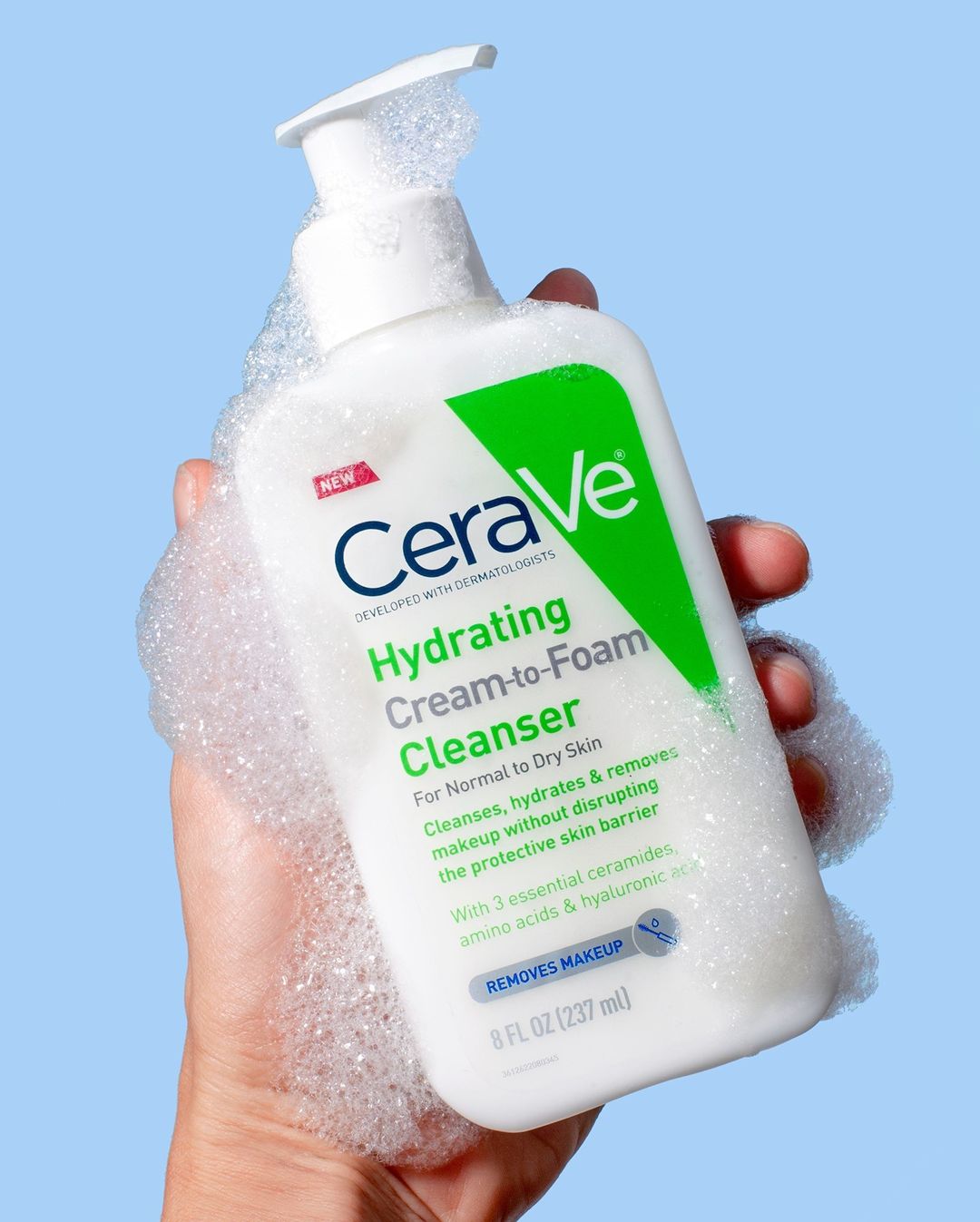 Cerave Hydrating Cream to Foam Cleanser