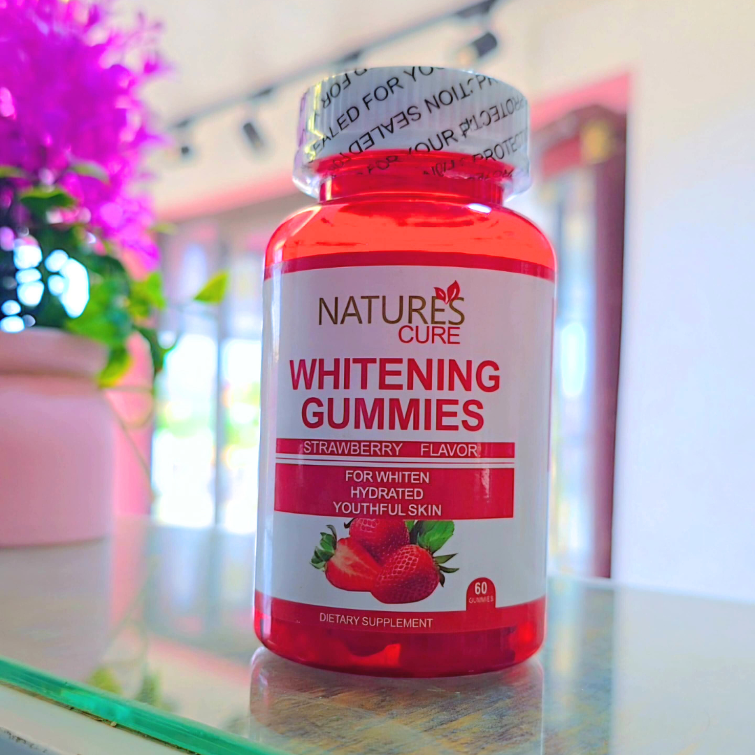 Gummies blanchissantes pour la peau – Éclat hydraté et atténuation des taches
