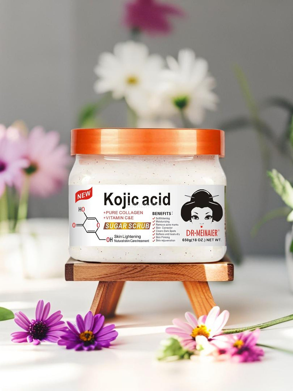 Dr. Meinaier Kojic Acid Sugar Scrub