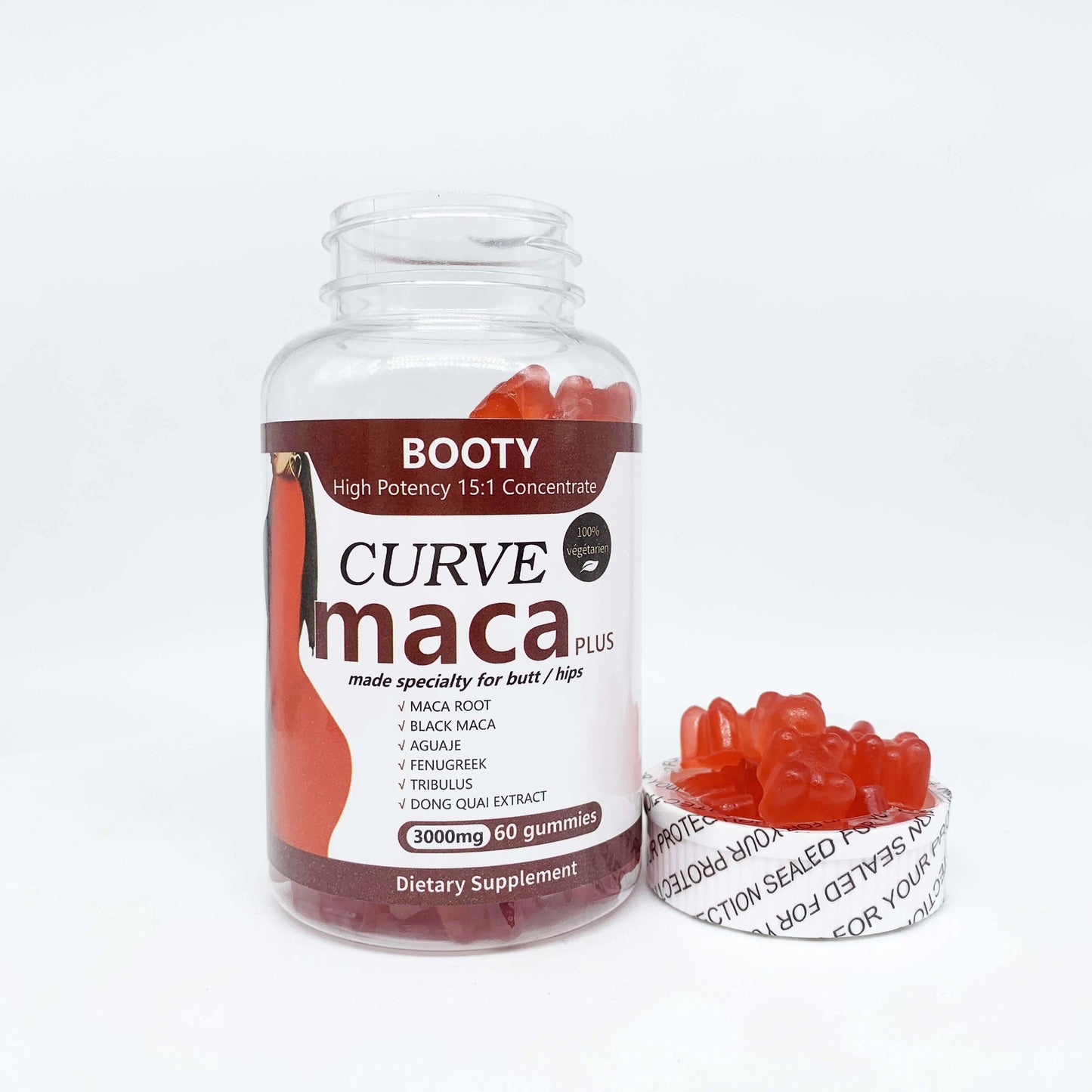 Curve Maca Plus Gummies - Booty Enhancement for Butt & Hips