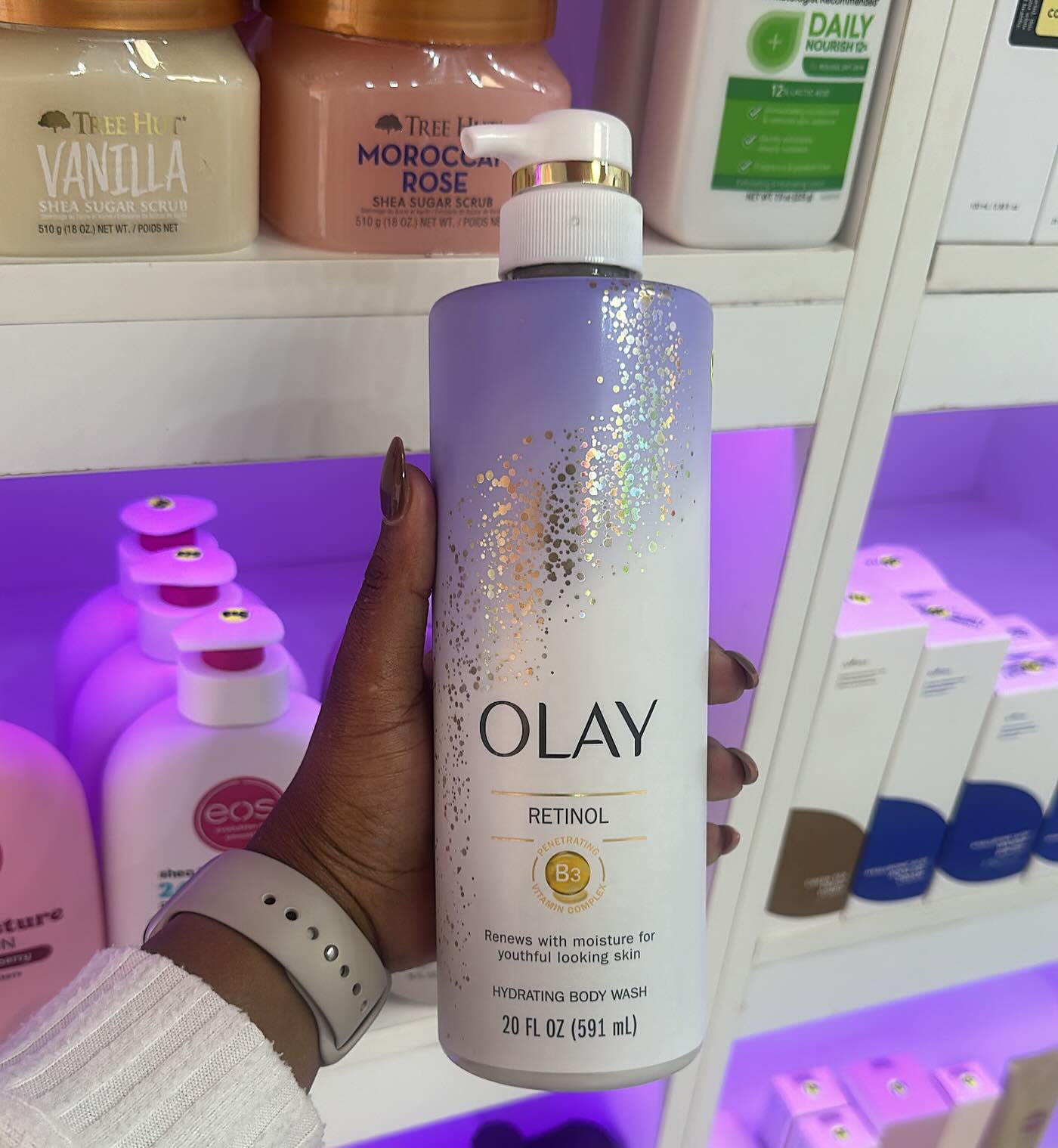 Olay Cleansing & Renewing Nighttime Body Wash with Retinol