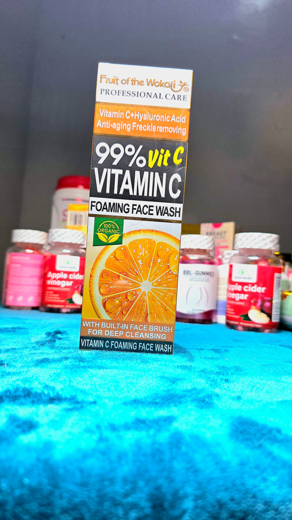 Nettoyant moussant pour le visage à la vitamine C