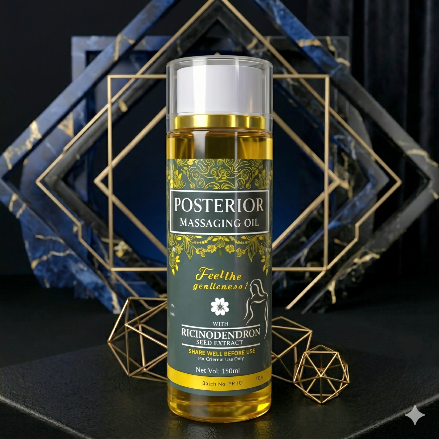 Huile de massage postérieure