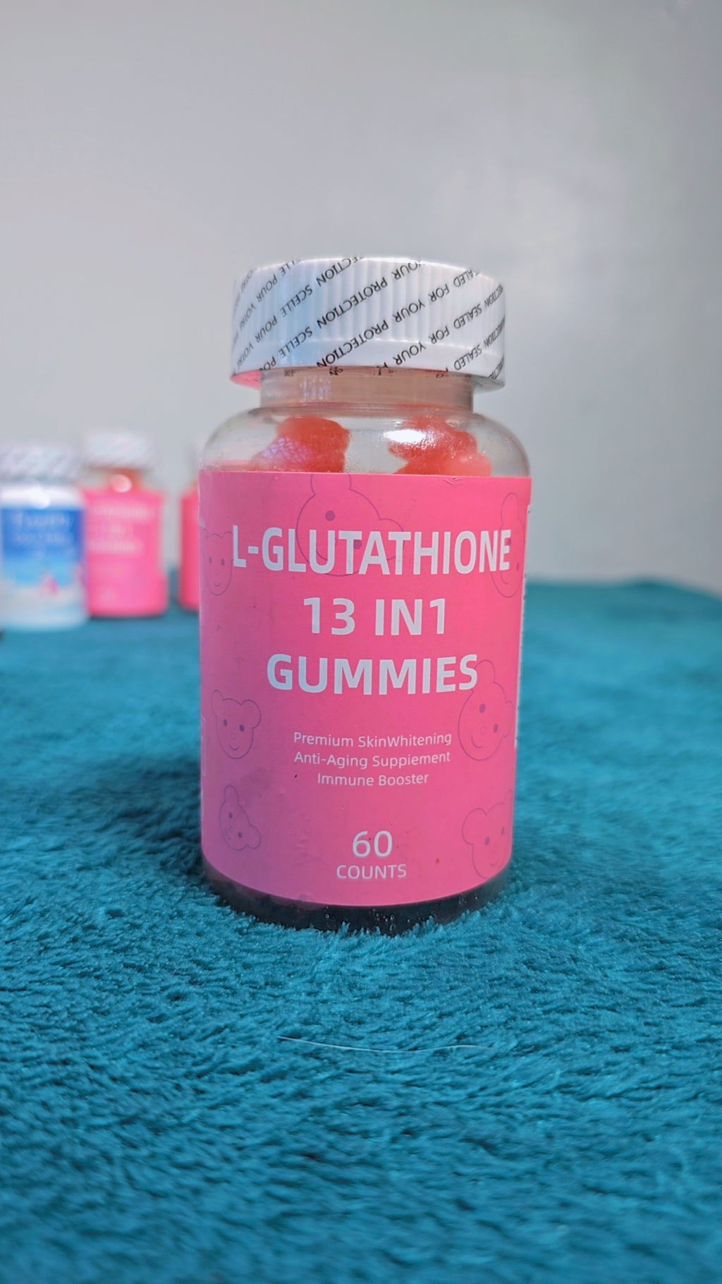 L-Glutathione 13-in-1 Gummies – Premium Whitening & Immune Boosting Supplement