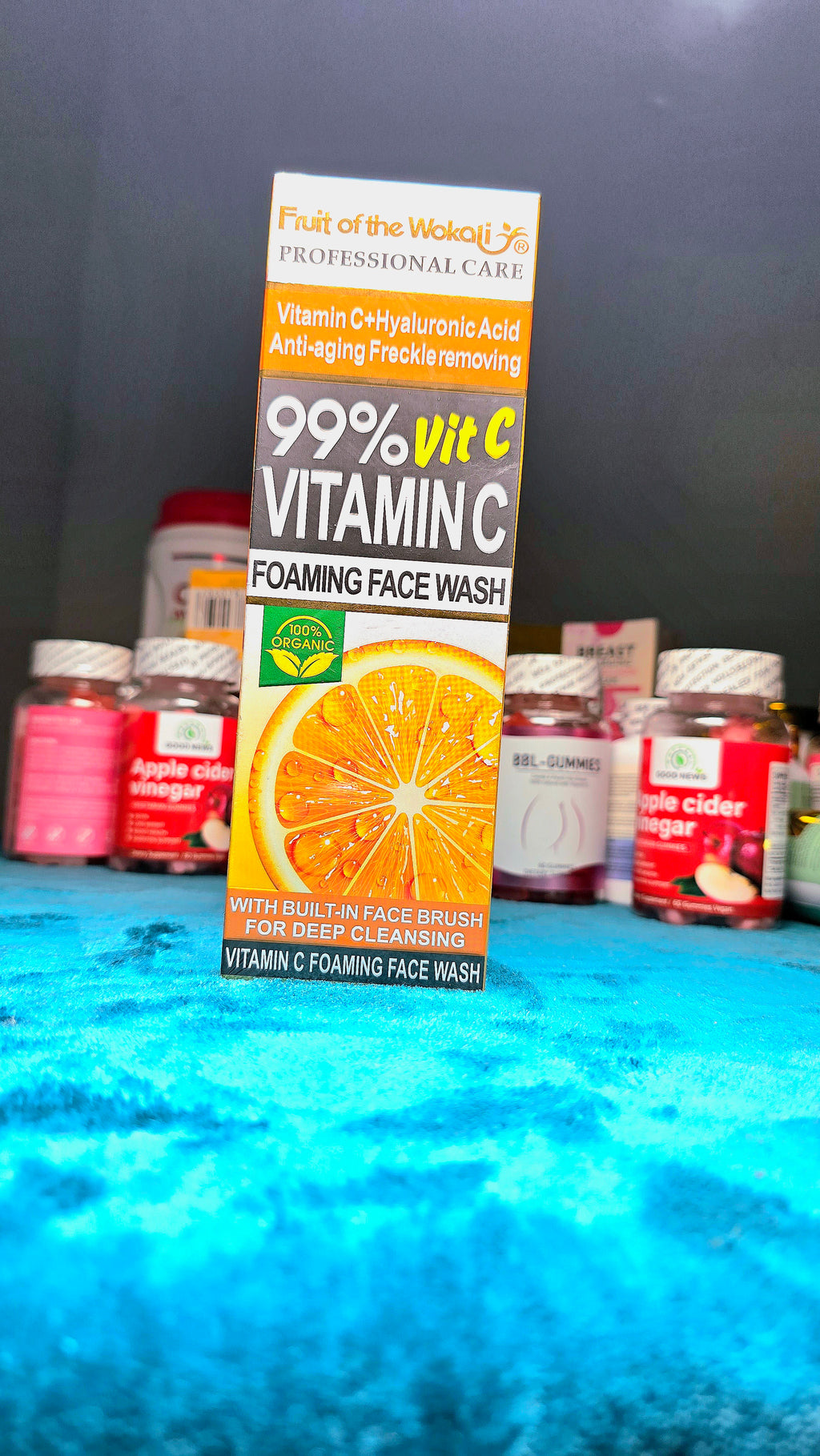 Nettoyant moussant pour le visage à la vitamine C