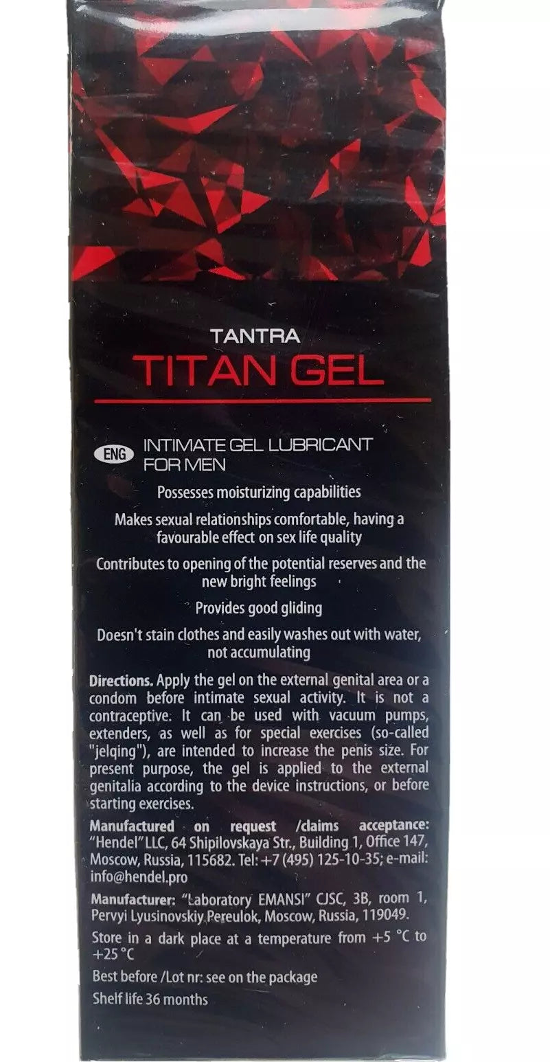Titan Gel – Male Performance Enhancing Gel (Topical Use)