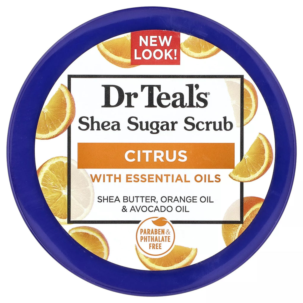Dr Teal's Shea Sugar Scrub – Citrus