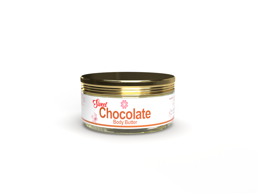Beurre corporel au chocolat sucré